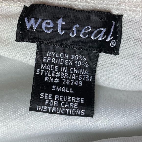 Wet Seal Woman’s Hi Lo Tunic Blouse Sleeveless Strapless Size Small - Picture 3 of 3